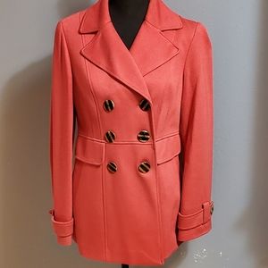 Alfani Peach double button up jacket - size 6